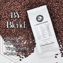 커피스토리 BY블렌드 블렌딩 원두 커피, 1kg, 홀빈 (분쇄안함)