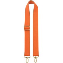 Bomano 여성용 가방끈 크로스바디 교체용 144.8 cm(57 인치) 긴 백 연장 장식 핸드백 탈착 가능 (블랙), Orange