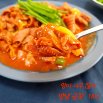 양념 곱창 볶음 1kg 4인분 캠핑 야식 술안주 집들이 음식