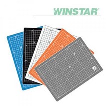 윈스타 칼라 630X440 데스크 고무매트 (대) 데스크매트/책상패드/커팅매트, 스카이블루