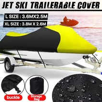 보호구 L/XL 방진 선스크린 600D 제트 스키 트레일러형 커버 보호대 방수 Seadoo Sea Doo Bombardier PWC GT GTS GTX GTI, [02] XL
