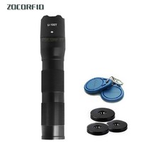 U-100T RFID Warterproof 플래시 라이트 가드 순찰 시스템 10pcs 포인트 버튼 영어 소프트웨어와 막대/USB, 한개옵션0