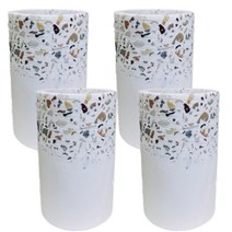 아르앤유 프리미엄 규조토 만능 칫솔꽂이, 4개, 다용도 칫솔통