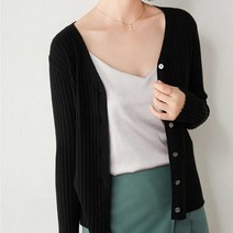 여성 30대 의류 세미 정장 가디건 얇은 카디건 패션