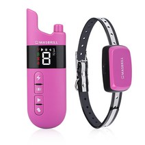 강아지훈련 애견훈련 800m 원격제어 충격 진동 방수 사운드 기능, CHINA, 미국 플러그, Purple for 1 Dog