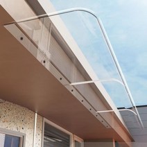 지붕판넬 지붕 비가림막 투명 덮개 방수, 17.무광택40X40(외벽설치)설치방법주의