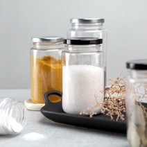 원형 트라이탄 양념통(3size), 옵션2) 화이트라운드라벨-조미료용