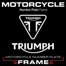 2020 트라이엄프 바이크 번호판가드 MFMC08-2020 TRIUMPH 3LINE DESIGN MOTORCYCLE Number Plate Frame, D03