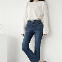 다잇템 여자 이지 진 슬릿 부츠컷바지 부츠컷 키커보이는 바지 (7775300)