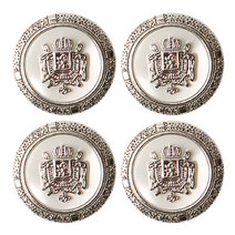 동대문단추왕 헤라C 단추 23mm, 화이트Ni, 4개