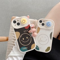 다온샵 아이폰 스마일 카메라덮개 커플케이스