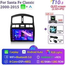 안드로이드오토모니터 레이안드로이드올인원 K5 Srnubi 안드로이드 자동차 라디오 현대 클래식 산타페 20002004 JAC S1 Rein 2005 2015 멀티미디어 플레이어, 없음, 17.T103 FanCamera