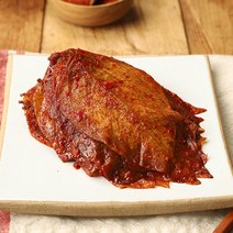 [수미푸드몰]무료배송 경상도 별미 김치 단풍콩잎 500g