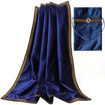 타로카드 스플랜더 종류 tarot 색채타로 동양 천체 점성술 보드 게임 카드 매트 사각형 벨벳 타로 가방 포, 05 Blue