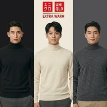 유니클로 히트텍 엑스트라웜 남성 캐시미어 터틀넥 (일본매장판)