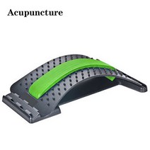 마사지 덜덜이Magnetotherapy 다단계 조정 가능한 뒤 마사지 기계 들것 허리 목 적당 요추 자궁 경부 척추, 06 Acupuncture Green