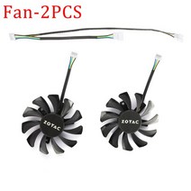 75MM GA8S2U GTX970 쿨러 팬 교체 ZOTAC GeForce GTX 660Ti 650Ti BOOST GTX 970 듀얼 그래픽 카드 냉각