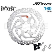 디스크로터 튜닝 브레이크 캘리퍼 패드 시마노 ALTUS M2000 SM-RT26- 6-Bolt-디스크 브레이크 로터-180/160