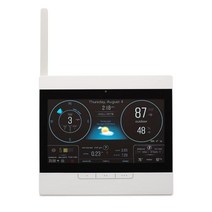 AcuRite Atlas Home 아큐라이트 디지털 온습도계 HD 디스플레이 내장 기압계 포함 - 그레이 (06105M), White