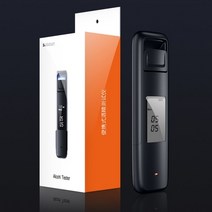 알콜 측정기 음주측정기 음주 USB 단속기 테스트기, 검은색