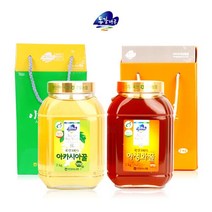 영월농협 아카시아꿀2kg+야생화꿀2kg 손잡이박스, 상세 설명 참조