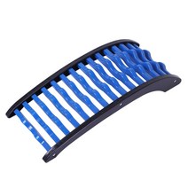 요추 척추 허리 디스크 견인기 요간판 체형 교정 용품 선반 보호 벨트 마사지기, 프리사이즈 + 푸른 색개