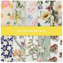 대폭 DTP 면30수 WR발수코팅원단 10종, WYS1626 네이쳐가든