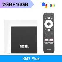 TV 셋톱 박스 스마트 수신기 OTT Mecool KM7 Plus 안드로이드 11 Amlogic S905Y4 넷플릭스 구글 인증 ATV AV1 1080P 4K 60pfs 11.0, 2G16G, 1.km7 plus