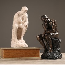 로뎅 생각하는사람 조각상 인테리어장식 GS0600212A, 대리석GS0600212A