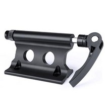 자전거캐리어 자동차 루프 랙 알루미늄 합금 여행 용품 개조된 피팅 주차 브래킷 자전거 캐리어 마운트 프론트 포크, Black