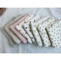 빨아쓰는 친환경 거즈행주 주방행주 면행주 키친크로스, 체크민트, 있음, 1개