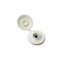 벽체 판넬용 원형캡 (100개입) / 육각 직결 나사용, 백색, 1개