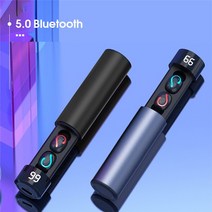 Q67 블루투스 5.0 이어폰 TWS 무선 헤드폰 핸즈프리 스포츠 이어폰 케이스 게임 헤드셋 보조베터리 전화 PK Q32, 01. red