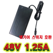 순흥전기 어댑터 48V 1.25A 넷기어 스위치 호환 어댑터 DC 48V 1250mA SMPS 아답타 직류전원장치, 48V 1.25A  넷기어 어댑터