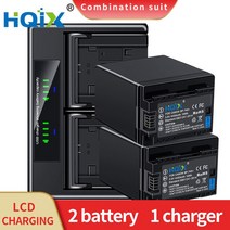 FITRADE HQIX 적용 가능 iVIS HF R82 R800 LEGRIA HF R36 R46 R38 R56 R66 R76 R86 R306 R506 R60, 01 2 Battery 1 Charger