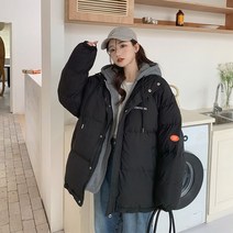 패딩 누빔 롱 자켓 역시즌 숏 구스 덕 크롭 폭스퍼