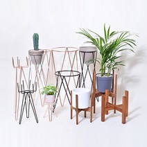 화분스탠드 우드스탠드 철재스탠드, 8. 대나무 우드 스탠드, 베이지