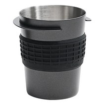 칼딘 안티 슬립 스테인리스 스텐 커피 포터필터 도징 컵, 58mm, B 블랙