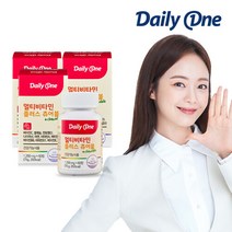 데일리원 멀티비타민 플러스 츄어블 어린이 종합 비타민 3통, 단품, 단품