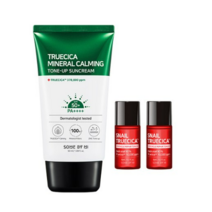 썸바이미 트루시카 무기자차 카밍 톤업 선크림 SPF50+ PA++++ 50ml + 스네일 토너 6ml x 2p, 4세트