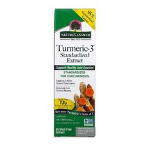 네이처스앤서 커큐민 리좀 Turmeric 쿠르쿠마 Alcohol Free 1 fl oz (30 ml) glycerin 글리세린 olive oil 시트르산