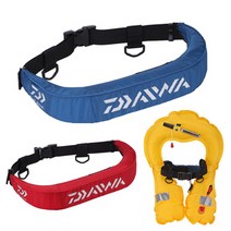 [낚시장터] 다이와 DF-9403 허리띠 구명조끼 자동팽창식 허리벨트형 낚시구명조끼, 블랙