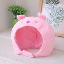 파티팡 큐티 후드모자 아기돼지, 핑크, 1개