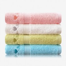 송월타월 스윗하트하니 세면타올 100g 면사, 아이보리., 8매