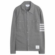 톰브라운 명품THOM BROWNE SS 더블페이스 니트 아우터형 포켓 셔츠 MJTA