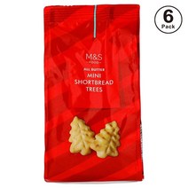 M&S 막스앤스펜서 올 버터 미니 쇼트브레드 트리 나무모양 비스킷 115g 6팩