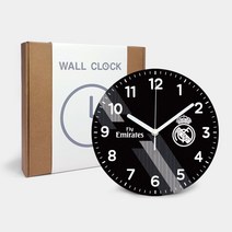 챔피언스리그 축구 캔버스 벽시계, CV12.레알마드리드(검)