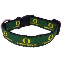 NCAA 오레곤 덕스 개 목걸이 팀 색상 미디엄