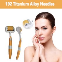 DR Derma 롤러 티타늄 팁 0.3mm 0.25mm 0.2mm 티타늄 Mesoroller 바디 페이스 트리트먼트 마이크로 바늘 Mezoroller Dermaroller|Fa, 1개, ZGTS 0.3MM, 단일