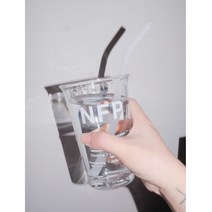이에스 MBTI 엠비티아이 글라스컵 커피컵 2유형, 컵+빨대+뚜껑, 1개, ISFJ